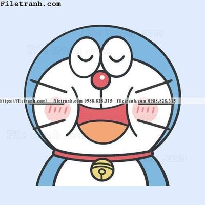 Ảnh mô tả file gốc in mica avatar Doremon 120