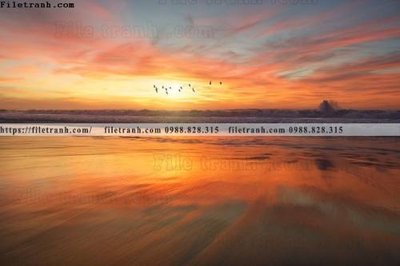 File tranh bai bien dai duong 331 (bản gốc) treo phòng ăn