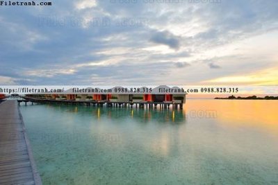 File gốc bai bien dai duong 367 (in lụa) tranh phong thủy