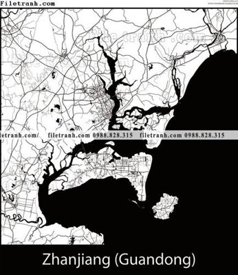 File tranh ban do china 1582 (bản gốc) trang trí văn phòng