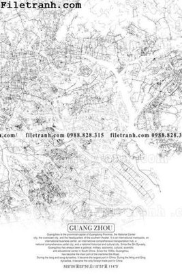 File tranh ban do duong thu do cac tinh 114 (ảnh gốc) in trần 3D