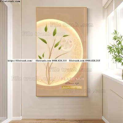 Hình ảnh file gốc in trần nhà binh hoa va cay bac au 526