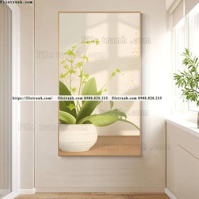 File tranh gốc binh hoa va cay phong cach bac au 521 chủ đề hiện đại
