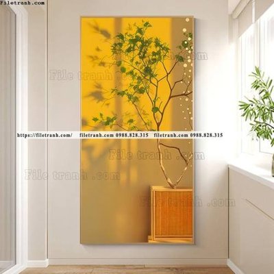 File gốc binh hoa va cay phong cach bac au 541 (chuẩn CMYK) cho nhà in