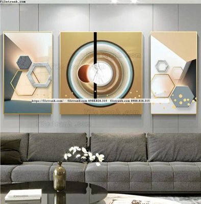 File ảnh bo ba hinh hoc sang trong nhe nhang 503 (gốc) cho trang trí nhà hàng