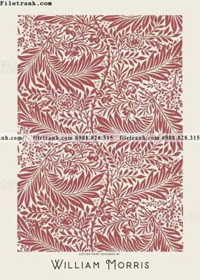 File ảnh bong hoa phong cach Bac Au William 502 (gốc) in Hiflex