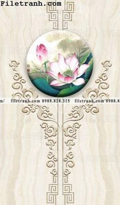 File tranh in mica bong hoa sen trung quoc 154 (độ phân giải cao)