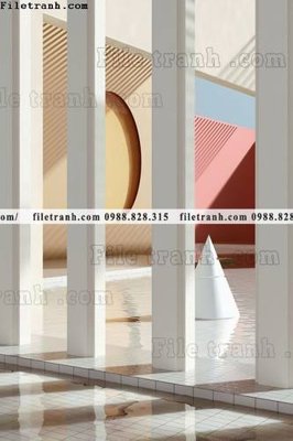Download file buc anh cam nhan ve khong gian cua Morandi 640 (gốc) in mica bàn thờ