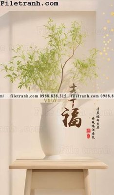 Download file buc anh cay xanh anh sang va bong toi phong cach Bac Au 142 (chất lượng in ấn)