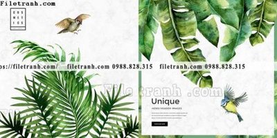 File gốc buc anh cay xanh kieu Anh phong cach Bac Au 165 (in lụa) tranh phong thủy