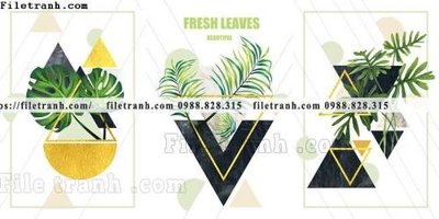 File tranh buc anh cay xanh kieu Anh phong cach Bac Au 182 (file gốc) chuẩn màu in