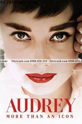 File gốc buc anh cua Audrey Hepburn 108 (thiết kế) độc quyền