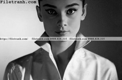 Tải file buc anh cua Audrey Hepburn 133 (ảnh gốc) in tranh kính