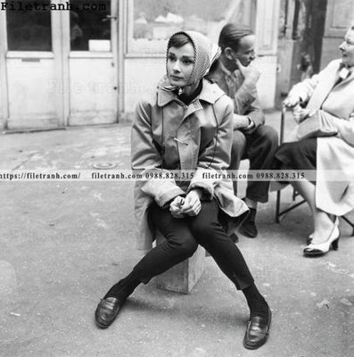 Tải xuống file tranh gốc buc anh cua Audrey Hepburn 152 (PSD/TIFF)