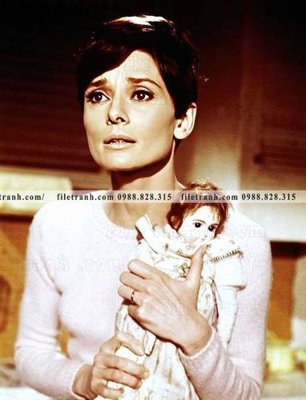 Download file buc anh cua Audrey Hepburn 206 (gốc) in mica cao cấp