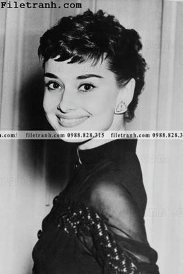 Tải file buc anh cua Audrey Hepburn 225 (gốc) in trên mọi chất liệu
