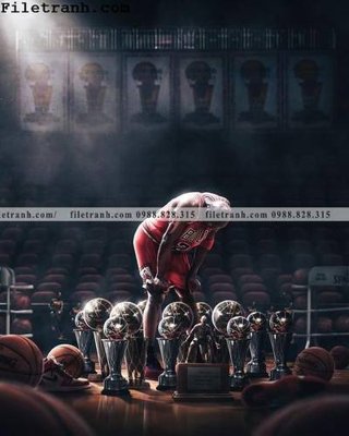 Tải file gốc in lụa buc anh cua NBA Jordan 104 siêu nét