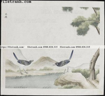 File gốc buc anh hoa co chim muong mau sac nhe nhang 119 (trang trí) phòng ngủ