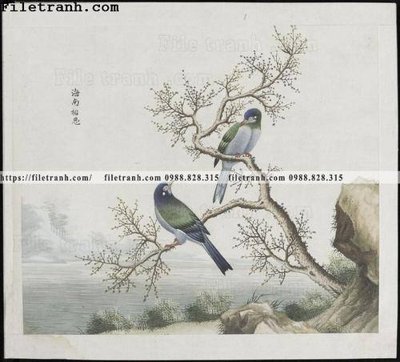 File PSD buc anh hoa co chim muong mau sac nhe nhang 207 (bản gốc) độ phân giải cao