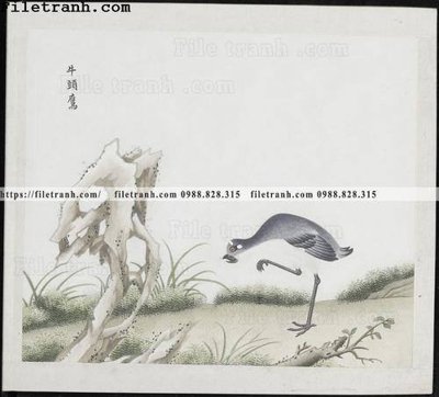 File tranh buc anh hoa co chim muong mau sac nhe nhang 285 (gốc) phong cách tối giản