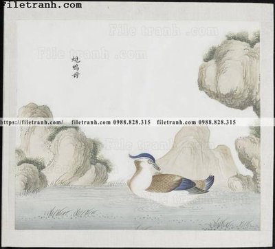 File ảnh buc anh hoa co chim muong mau sac nhe nhang 291 (gốc) in decal dán tường