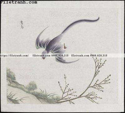 Tải file tranh buc anh hoa co chim muong mau sac nhe nhang 314 (ảnh gốc) ngay