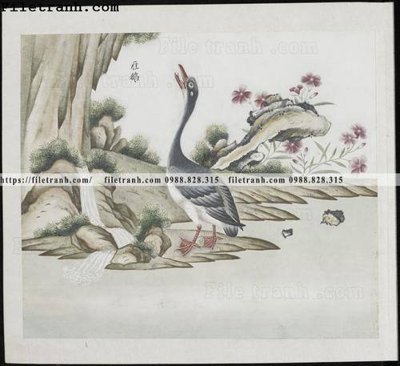 Tải file buc anh hoa co chim muong mau sac nhe nhang 318 (gốc) in ấn chất lượng