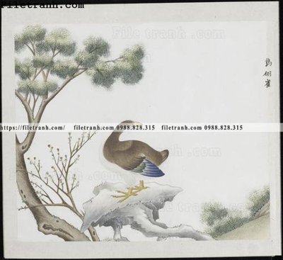 Tải file gốc buc anh hoa co chim muong mau sac nhe nhang 336 (để in lụa)