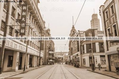 File tranh buc anh hoai co ve Thuong Hai 500 (gốc) chủ đề trẻ em