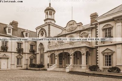 Tải file buc anh hoai co ve Thuong Hai 520 (PSD) cho in tranh kính