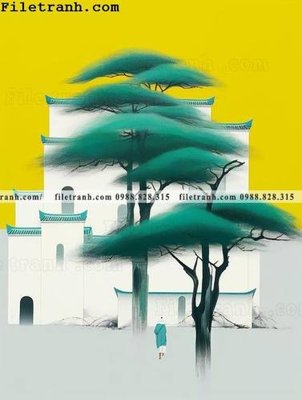 File in trần buc anh phong cach muc Giang Nam 119 (bản gốc) 5D