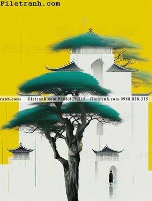 Tải file buc anh phong cach muc Giang Nam 123 (gốc) làm file quảng cáo