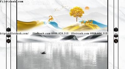 Download file ảnh gốc buc anh tuong nen nai sung tam phong cach Trung Quoc 271 để in ấn