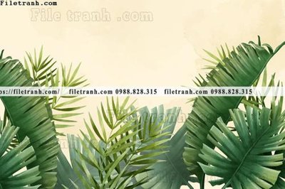 Tải file gốc buc anh ve la rung cay nhiet doi chau Au co dien128 (in khổ lớn) không mờ