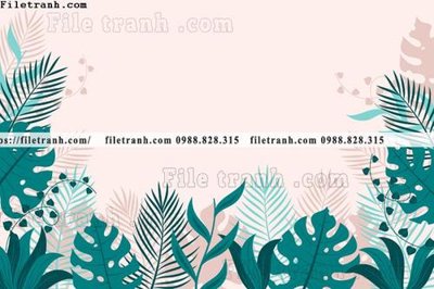 File tranh buc anh ve la rung cay nhiet doi chau Au co dien142 (gốc) chủ đề tĩnh vật