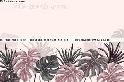 File tranh buc anh ve la rung cay nhiet doi chau Au co dien166 (gốc) chủ đề trừu tượng