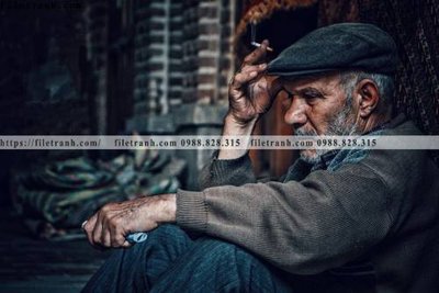 File tranh buc anh ve nguoi 526 (bản gốc) in lụa 5D