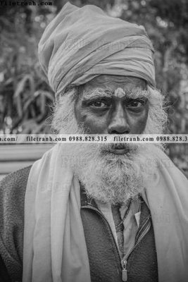 File gốc buc anh ve nguoi chup 805 (in lụa) trang trí tường