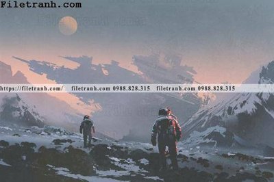 Hình ảnh file gốc buc anh ve phi hanh gia khoa hoc vien tuong 118 cho in UV