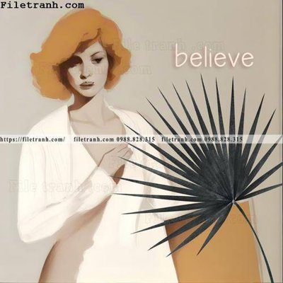 File gốc in ấn buc anh ve phu nu truu tuong cua Morandi 109 chuẩn màu CMYK