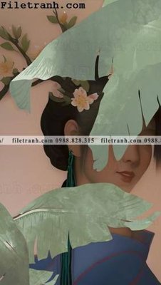 File in trần buc anh ve phu nu truu tuong cua Morandi 132 (file gốc) phong thủy