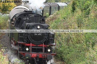 Download file tranh PSD buc anh ve tau hoi nuoc 135 để chỉnh sửa