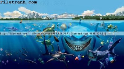 File tranh buc anh ve the gioi duoi nuoc 100 (gốc) chủ đề tĩnh vật