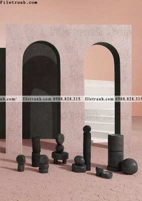 File gốc buc anh ve toa nha Morandi 508 (in mica) làm quà tặng