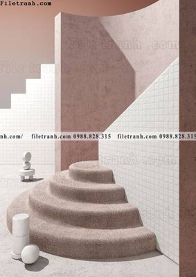 File gốc in tráng gương buc anh ve toa nha Morandi 530 chi tiết