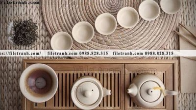 File tranh buc anh ve van hoa tra dao Trung Quoc 102 (ảnh gốc) chi tiết rõ ràng