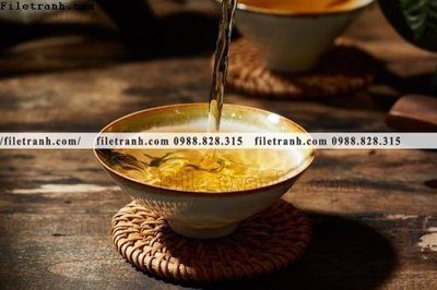 Download file buc anh ve van hoa tra dao Trung Quoc 203 (gốc) in mica cao cấp