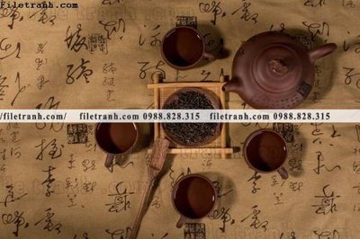 Tải file buc anh ve van hoa tra dao Trung Quoc 219 (gốc) làm tranh treo tường