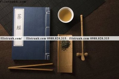 File in mica buc anh ve van hoa tra dao Trung Quoc 252 (bản gốc) sắc sảo