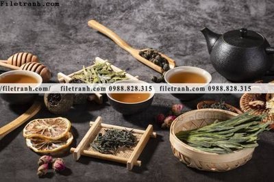 File gốc buc anh ve van hoa tra dao Trung Quoc 265 (in mica) cắt laser